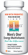 Men's One Energy Multivitamin/Mineral
The #1 selling men's multivitamin  - now with probiotics, 800 mcg folic acid & 800 IU vitamin D.