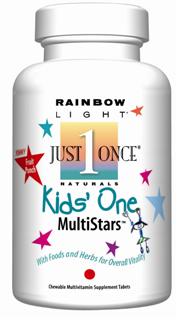 Kids One MultiStars is a delicious chewable multivitamin for kids with 
whole foods & vegetables. Great for Picky Eaters!.