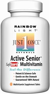 Active Senior SafeGuard Multivitamin
Specialized nutrition for active adults featuring lycopene and lutein - compatible with many prescription medications.