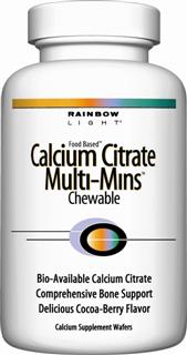 Calcium Citrate Multi-Mins Chewable 
Delicious chewable calcium citrate system with minerals, foods & herbs.