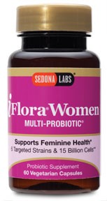 iFlora Probiotics for Women contains six specific strains and 15 billion cells per capsule specifically selected to maintain a normal level of yeast in the body, as well as healthy vaginal flora and urinary balance. This premier blend also helps sustain healthy digestion and normal bowel function, surviving stomach acid to provide maximum effectiveness for women's health..