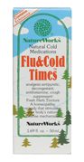 Flu and Cold Times is a homeopathic tincture containing Echinacea, Belladona, Eupalorium and other herbs for temporary relief of fever chills, post-nasal drip, head and chest congestion, minor sore throat pain, cough, body aches, pains and soreness assoicated with cold and flu.

This homeopathic remedy stimulates the body's natural defense mechanisms and provides the following activities:

ÃÂÃÂÃÂÃÂ· Analgesic-Antipyretic
ÃÂÃÂÃÂÃÂ· Decongestant
ÃÂÃÂÃÂÃÂ· Antihistamine
ÃÂÃÂÃÂÃÂ· Cough Suppressant.