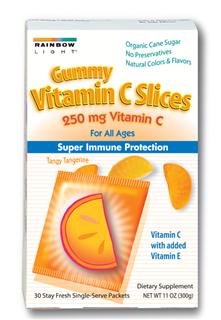 Gummy Vitamin C Slices - A boost of antioxidant vitamins C & E to strengthen immunity and resistance*.