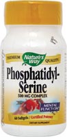 Natures Way Phosphatidylserine Complex enhances brain function, due to aging..