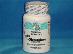 Ultra L-Glutathione Reduced is American Biologics high quality, high potency and ultra-pure form of l-Glutathione, which is known to be important to chemical detoxification functions..
