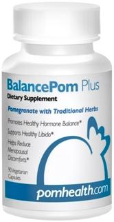 Pomegranate blended with Traditional Herbs promoting hormone balance and menopause relief..