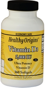 Healthy Vitamin D3 5,000 is key nutrient manufactured in a highly absorbable liquid softgel form..