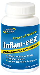 Ideal addition to healthy diet and exercise regimen. Inflam-eeZ is an excellent combination of herbs and spice oils to reduce pain and inflammation in the joints, tendons and muscles..