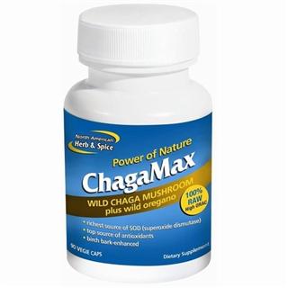 ChagaMax is raw chaga mushroom fortified with wild, raw birch bark and orgnaic wild oregano..