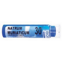Natrium Muriaticum (Sodium Chloride) is a homeopathic remedy from Boiron..