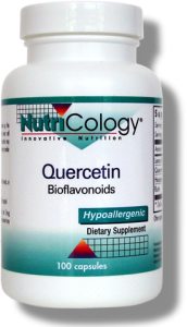 Quercetin extracted from a non-citrus source and other bioflavonoids extracted from lemon are found in the classical bioflavonoid group of nutritional supplements..
