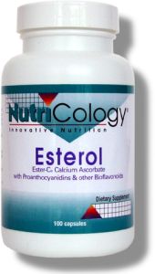 A customized formulation of Ester-CÃÂÃÂ® with bioflavonoids. Esterol also provides 3 types of bioflavonoids - quercetin, rutin, and proanthocyanidins. Non-acidic and easy on the stomach..