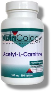 Acetyl-L-carnitine crosses the blood brain barrier more readily than L-carnitine, has antioxidant properties, and because it has an affinity for nerve cells, may especially provide antioxidant protection for neuronal integrity..