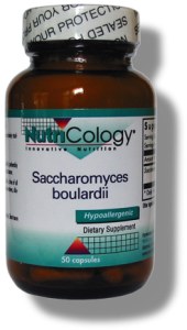 During use, friendly probiotic bacteria are allowed to colonize in the GI tract making Saccharomyces boulardii particularly beneficial in balancing intestinal microbiology..