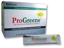 ProGreens contains adaptogenic herbs, active probiotics, fibers, and a variety of nutrient rich superfoods..
