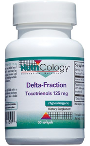 Delta-Fraction Tocotrienols contains tocotrienols from annatto beans and is free of tocopherols. Among tocotrienols, the delta-fraction has shown superb potential for maintaining healthy levels of cholesterol and triglycerides, increasing blood level of coenzyme Q10, regulating metabolic functions, and supporting endothelial functions..