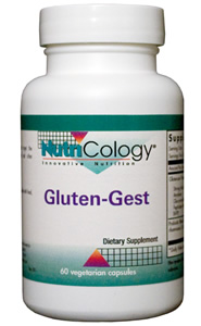 Gluten-Gest contains glutenase powder, which provides specific enzymes that target the more difficult-to-digest peptides found in wheat and other gluten-containing grains..