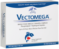 Try Vectomega Today. The only Omega-3 with DHA/EPA in a biologically active, phospholipid form as it naturally occurs in salmon ensuring absorption and improved stability..
