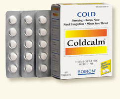 ColdCalm Homeopathic Medicine for Sneezing, Runny Nose, Nasal Congestion and Minor Sore Throat. Start taking at the on-set of symptoms for maximum results..