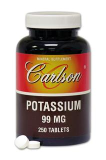 Potassium 99mg (250 tablets).