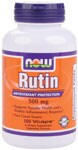 Rutin is a flavonoid glycoside also called rutoside, quercetin-3-rutinoside and sophorin. NOW provides Rutin derived from a non-citrus source. Rutin, like quercetin, supports blood vessel integrity, bowel health, and promotes a healthy inflammation response.* .