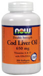 Double Strength Cod Liver Oil contains essential Omega-3 fatty acids, specifically EPA (Eicosapentaenoic Acid) and DHA (Docosahexaenoic Acid), which have been shown to support overall health. This double strength Cod Liver Oil contains twice the Vitamin A and D as in regular strength Cod Liver Oil softgels.Our Cod Liver Oil is screened for impurities and is free of additives and preservatives..