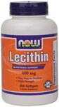 Four NOW Tiny Lecithin Caps (400 mg each) contain as much Phosphatidyl Choline as three large regular Lecithin Caps (1200 mg each/19 grain) with half the calories (15 vs 30)..