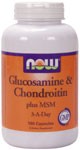 Joint Health  Supports Normal Joint Function* NOWÃÂÃÂ® Glucosamine, Chondroitin & MSM combines three of the most popular and effective nutrients for supporting joint health in one dietary supplement. Our Glucosamine and Chondroitin are both 100% sulfate, the most studied form of these nutrients. In addition, we also includeÃÂÃÂ MSM (Methylsulphonylmethane), an organic form of sulfur found in all living organisms. Studies have shown that these nutrients provide dietary components that support healthy joint structure and function.