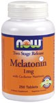 Melatonin 1mg TR Complex from Now Foods utilzes a Two Stage Release Formula to restore normal sleep cycles. Vegetarian, GMO approved..