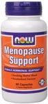 New Menopause Support from NOW is formulated to the exacting specifications of NOW's certified nutritionists. It contains recommended potencies of key ingredients that have been shown to support normal hormonal levels during menopause.* this synergistic blend includes standardized herbal extracts and other nutrients which, together, form a truly well-balanced and effective product for women. Take in conjunction with NOW Eve Women's Multiple for complete nutritional support.  .