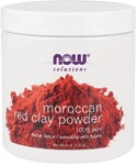 A purifying masque for sensitive skin, NOWÂ® Moroccan Red Clay is an all-natural powder clay that is highly absorbent and mixes easily with water and other moisturizing products..