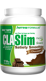 CLA Slim combines the satiating effects of SlimalumaÂ® with the lean muscle-enhancing activity of conjugated linoleic acid (CLA); in a low-carb, high-fiber protein shake..