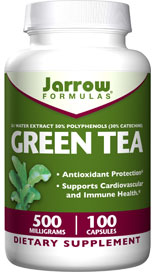 The polyphenols in Jarrow Formulas Green Tea are potent antioxidants and support cardiovascular and immune health..