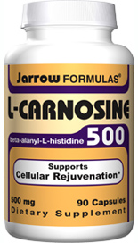 L-Carnosine supports healthy aging and cellular rejuvenation by its effects on two mechanisms: Glycation and Free Radical Damage..