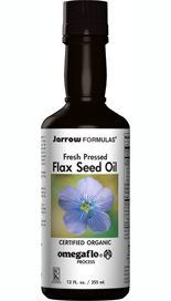 arrow Formulas Jarrow's Organic Flax Seed Oil is concentrated in beneficial Omega 3, 6 and 9 fatty acids..