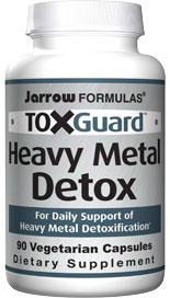 ToxguardÂ Heavy Metal Detox contains PectaSolÂ® Chelation Complex. PectaSolÂs modified alginate chelates toxic metals within the digestive tract and prevents their reabsorption..