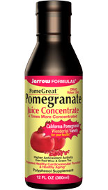 The pomegranate (Punica granatum) has long been recognized as a fruit with many health benefits. Pomegranate tops all other conventional fruits, including blueberry and strawberry, in its ORAC (Oxygen Radical Absorbance Capacity) value, ranking pomegranate as one of the most powerful antioxidant fruits..