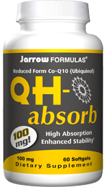 Ubiquinol QH-Absorb contains the formula - the most bioavailable and active antioxidant form of Coenzyme Q10..