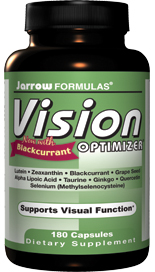 Vision OptimizerÂ® is formulated to protect and support healthy visual function. Contains: Lutein,  Zeaxanthin, New Zealand Blackcurrant Extract, Grape Seed Extract , Alpha Lipoic Acid, Selenium, Vitamin B2,Â  Ginkgo Biloba Extract andÂ Quercetin..