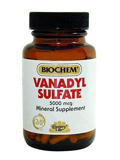 Vanadyl Sulfate is a trace nutrient known to be involved in glucose and lipid metabolism. Vegetarian/Kosher.