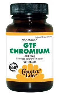 Glucose Tolerance Factor is Chromium naturally bound to primary yeast. Vegetarian/Kosher.
