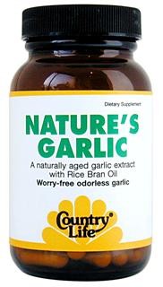 A naturally aged garlic extract with Rice Bran Oil and is Odorless..