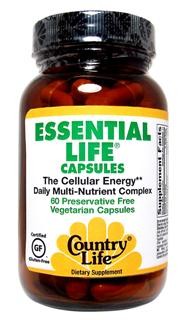 The Cellular Energy Daily Multi-Nutrient Complex, Preservative Free Vegetarian Capsules.