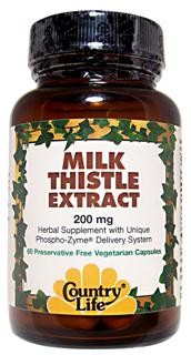 Country Life's Milk Thistle Extract has been produced using its own unique Phospho-Zyme Delivery System. This system assists in the release of herbal components..