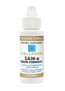 Cellfood SAM-e may be helpful with renewal and regulation of hormones, cell membranes and the neurotransmitters that affect mood. Helps promote emotional well-being, joint support and liver health..