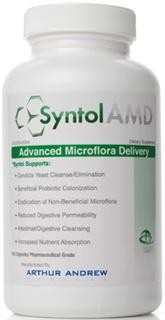 Syntol AMD by Artur Andrew Medical. Syntol, Candida Defense contains a combination of probiotics, prebiotics and enzymes to be the first and only gentle yeast cleanse of its kind..