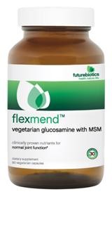 Clinical research has proven that the potent, all-vegetarian ingredients found in FlexMendÂ, along with the complementary botanical co-factors, work synergistically to support the integrity of connective tissues, manage joint-related inflammation, lubricate joints and promote overall healthy joint function.*  RegenasureÂ® Glucosamine is the only vegetarian-source of Glucosamine available..