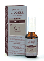 Detox Chemicals oral spray from Liddell offers relief for toxic build-up in the body..