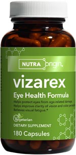 Vizarex contains a wealth of antioxidants shown to improve eye health, benefit visual acuity, preserve the clarity of the lens, and reduce visual fatigue..