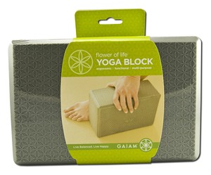 Yoga Block. Useful to safely provide support and help modify poses..